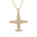New Products Ins Style Hot Selling Fashion Personality Aircraft Aircraft Female Pendant Necklace_ipsvogv.com