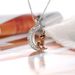 Animal Jewelry Personalized Engraving Cute Dog Moon Diamond Necklace_ipsvogv.com