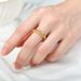 S925 sterling silver gold stacking ring female personality ins style ring jewelry silver jewelry_ipsvogv.com