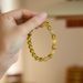 Natural 8MM Piezoelectric Yellow For Women Blonde Hair, Crystal Gold And Jade, Full Hall Bracelet With Chinese Style_ipsvogv.com