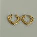 Women’s Jewelry Set FashionNiche INS Retro Titanium Steel Love Embossed Earrings_ipsvogv.com