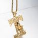 Men‘s Jewelry Creative Nightclub Hip Hop Fashion Personality DEA THROW Titanium Steel Pendant Necklace_ipsvogv.com