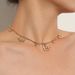 European And American Cross-border Jewelry, Simple Temperament Angel Rhinestone Pendant Necklace, Fashionable And Popular Three-to-one Chain Necklace_ipsvogv.com