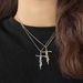 Hip-Hop Niche Design Necklace Fashion Simple Versatile Letter Pendant Clavicle Chain For Women_ipsvogv.com