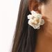 N11582 French Romantic Three Dimensional Camellia Pearl Necklace Fresh and Sweet Temperament Light Luxury Neckchain for_ipsvogv.com