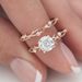 2024 New Niche Zircon Proposal Diamond Ring, Women's Rose Gold Simulated Wedding Ring_ipsvogv.com