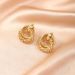 Trendy Fashion Hollow Circle Design Multi-layer Wrapped Hoop Earrings Elegant Internet Celebrity Ear Jewelry_ipsvogv.com