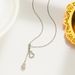 Slightly Inlaid With Diamond Gourd Pendant Necklace, Cross Chain, Attractive, Exquisite, Personalized Jewelry,_ipsvogv.com