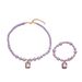 Women’s Jewelry Set Fashion Ladies Pearl Necklace Bracelet Set Niche Gemstone Design Pendant Clavicle Necklace Female_ipsvogv.com