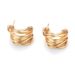 Multi Layer Winding C Shaped Versatile Niche Light Luxury Metal Style Cross Border High End Earrings Personality Fashion Temperament_ipsvogv.com