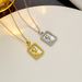 French Style Titanium Steel Inlaid True Fritillaria Rose Necklace For Women, Fashionable High-end, Niche And Exquisite_ipsvogv.com