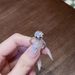 six Light Luxury High-end Fiery Color Claw Zircon Female Ice Queen Holding Flower Diamond Ring, Luxurious Wedding Ring ,_ipsvogv.com