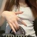 Designer's Set Luxury French Zircon Diamond With Mesh Red Heavy Industry Shining Multi Layer Index Finger Ring_ipsvogv.com