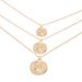 Bohemian Jewelry Popular New Head Coin Pendant Multi Layered Women's Necklace Silver Set_ipsvogv.com