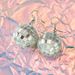 1 Pair Of Laser Ball Earrings Made Of Acrylic Material For Exquisite Banquets, Parties And Festivals_ipsvogv.com