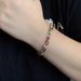 Titanium Steel Colorful Oil Drip Cuban For Women, Unique Design, Light Luxury, High-end Feel, Couple Bracelet Jewelry_ipsvogv.com