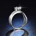 Live streaming one carat moissanite ring, intertwined with lives and three generations, engagement ring design_ipsvogv.com