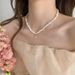 Baroque Natural Freshwater Pearl Necklace, Neck Women's Beads, 2023 Style, Trendy, Light Luxury, Niche, Clavicle Chain,_ipsvogv.com