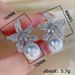 Cao Shi's Hot Pearl Cute Little Starfish Zircon With Princess Temperament Star Earrings_ipsvogv.com
