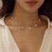 Hot Selling 14k Gold Brass Real Gold Electroplating Fashion Niche Small Grain Freshwater Pearl Clavicle Necklace_ipsvogv.com