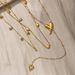 retro stainless steel multi layer love zircon necklace tassel stacked clavicle chain niche hand_ipsvogv.com