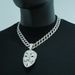 Hot-selling Guy Fawkes Mask V-word Vendetta Male Main Mask Alloy Pendant Full Of Diamonds Cuban Chain_ipsvogv.com