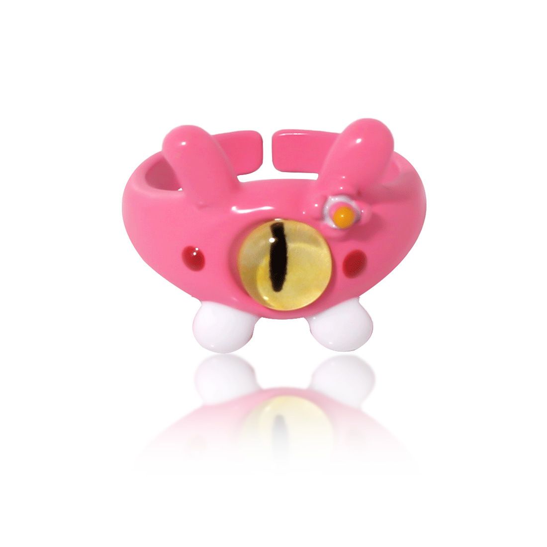 Women’s Jewelry Set Fashion Cute Big Eyes Cute Monster Ring Adjustable Ring Finger Ring_ipsvogv.com