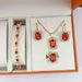 Jewelry Sets fashionable and versatile, diamond necklace, bracelet, earrings, ring four piece set_ipsvogv.com