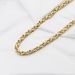 Hip Hop Cuban Chain Byzantine Square Buckle Back Chain Trendy Men's Imperial Chain Titanium Steel Necklace_ipsvogv.com