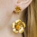 Women’s Jewelry Set Fashion Gold Flower Petal Earrings Retro Temperament Earrings Exaggerated Style Light Luxury Niche Earrings_ipsvogv.com