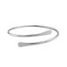 Open Gold Silver Personalized Two End Flattened Women's Fashion Bracelet_ipsvogv.com