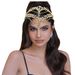 Women's Jewelry Champagne Crystal Rhinestone Hair Crown Handmade Floral Bridal Headpiece For Weddings And Special Occasions_ipsvogv.com