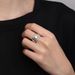 Diamond, Star Zircon White Four Water Engagement Wedding Men's Ring, Handmade Diamond, Ring,_ipsvogv.com