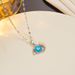 Micro Inlaid Devil's Eye Titanium Steel Fashionable And Individually Colorless Anti Allergy Necklace Copper Plated True_ipsvogv.com