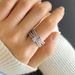 Cao Shi, Ou Han, Sweet Zircon Inlaid Multi Layer Fashionable, Exquisite, Elegant Single Ring, Bow Jewelry_ipsvogv.com
