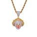 Unisex Hip Hop Jewelry Cosplay Classic Clown Pendant Micro Inlaid Zircon Trendy Dress Necklace_ipsvogv.com