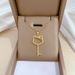 【 】 Cat Bow Key Charm Gorgeous Full Diamond Necklace Women's Versatile Clavicle Titanium Steel Chain_ipsvogv.com