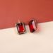 Women’s Jewelry Set Fashion Exaggerated Jewelry Fashion Simple Colorful Rhinestone Earrings Square With Diamond Popular Ear Hook Earrings For Women_ipsvogv.com