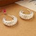 Ins Love Earrings Hollow Fashion New Versatile Temperament High Grade Earrings Female C Shaped Temperament Niche Personality Earrings_ipsvogv.com