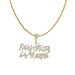 Hot selling hip-hop diamond double row letter pendant necklace for men's necklaces and accessories_ipsvogv.com