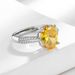 Live Streaming Hot Selling Color Treasure Combination Luxury Open Women's Zirconia Ring_ipsvogv.com