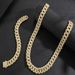 Diamond shaped Cuban necklace double row zircon trendy brand personality hip hop men's bracelet jewelry_ipsvogv.com
