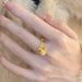 Personalized Hang Tag For Women 2024 New Color Ins Niche Design Plain Circle Ring Girlfriend Gift_ipsvogv.com