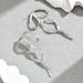 Sweet version of Korean Sen women's college style niche bow, high-end design, earrings, versatile_ipsvogv.com