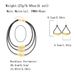 Jewelry Cylindrical Black Rope Necklace Set Personality Simple Three Layer Clavicle Chain Jewelry_ipsvogv.com