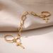 Adjustable Cross One Piece Chain Double With Black Index Finger Ring For Women_ipsvogv.com