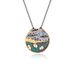 Jewelry Opal Topaz Pendant Girls Necklace Temperament High End Accessories S925 Sterling Silver New Necklace_ipsvogv.com