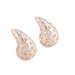 French Ins Style Summer Silver Earrings High End Hollow Geometric Earrings Niche Simple Jewelry_ipsvogv.com