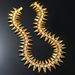 Hip hop diamond studded men's motorcycle chain domineering personality, tapered rivet necklace, bracelet accessory_ipsvogv.com