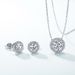 Simple And Dazzling 1ct Moissanite Earrings For Men And Women S925 Silver Full Of Colored Gemstones Earrings_ipsvogv.com